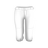 Badger Sport Girls Belt Loop Fastpitch Pant (A00067-002704), Color 'White'